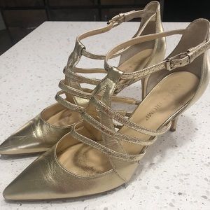Ivanka Trump Gold Heels